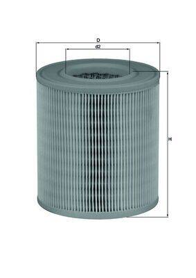 Mahle LX1253 Luftfilter