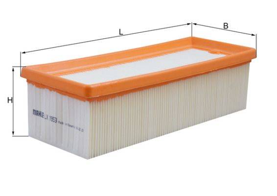 Mahle LX1953 Luftfilter
