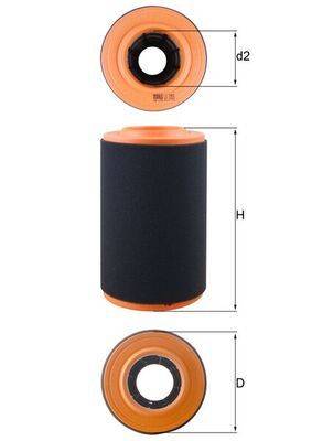 Mahle LX3353 Luftfilter