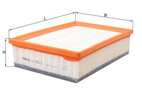 Mahle LX935/3 Luftfilter