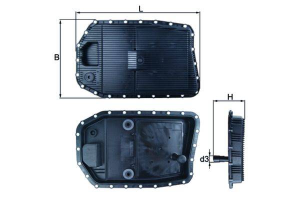 Mahle HX154 Ölwanne, Automatikgetriebe