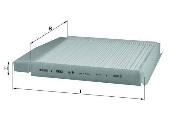 Mahle LA54 Filter, Innenraumluft