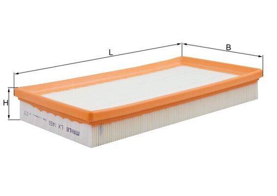 Mahle LX1455 Luftfilter