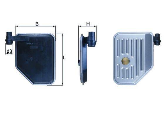 Mahle HX156 Hydraulikfilter, Automatikgetriebe