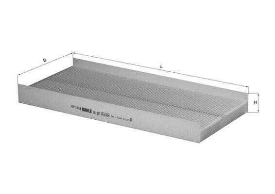 Mahle LA357 Filter, Innenraumluft