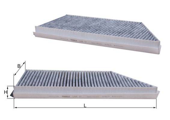 Mahle LAK57 Filter, Innenraumluft
