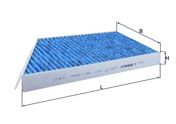 Mahle LAO57 Filter, Innenraumluft
