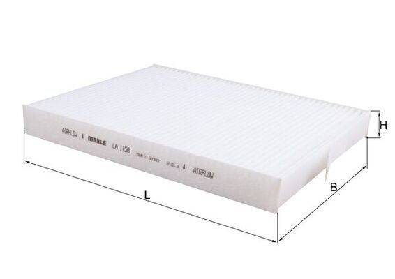Mahle LA1158 Filter, Innenraumluft
