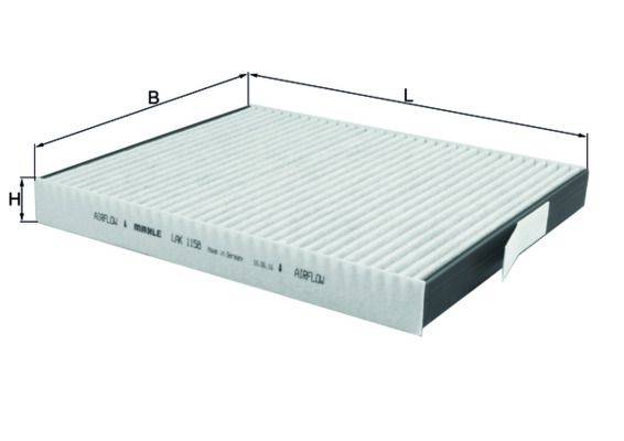 Mahle LAK1158 Filter, Innenraumluft