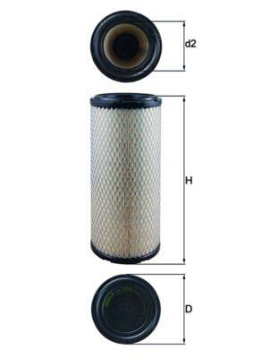 Mahle LX2959 Luftfilter