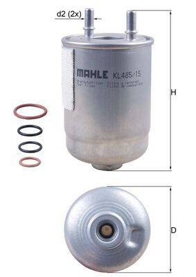 Mahle KL485/15D Kraftstofffilter