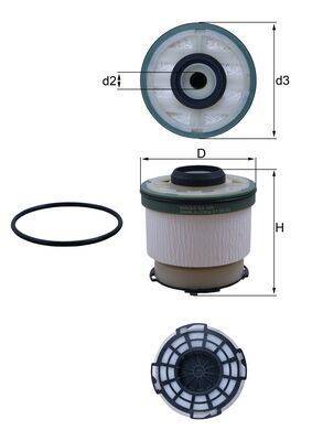 Mahle KX385D Kraftstofffilter