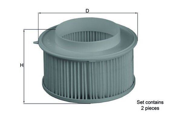 Mahle LA15/S Filter, Innenraumluft