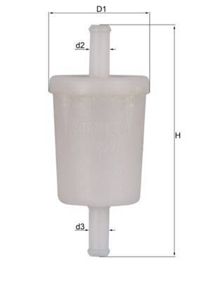 Mahle KL260 Kraftstofffilter