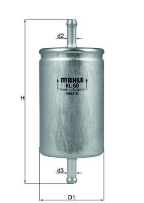 Mahle KL60 Kraftstofffilter