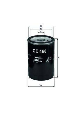 Mahle OC460 Ölfilter