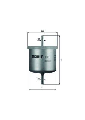 Mahle KL61 Kraftstofffilter
