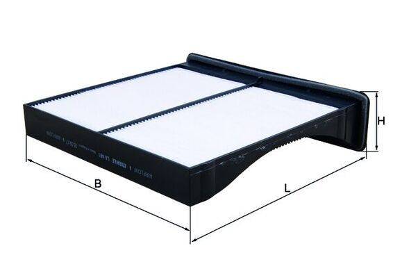 Mahle LA461 Filter, Innenraumluft