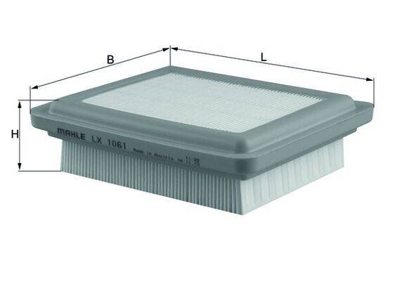 Mahle LX1061 Luftfilter