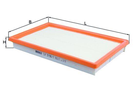 Mahle LX3196/1 Luftfilter