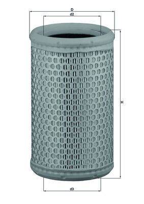 Mahle LX646/1 Luftfilter