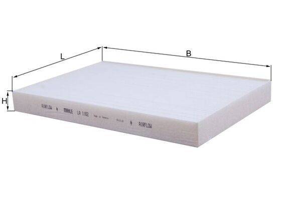 Mahle LA1162 Filter, Innenraumluft