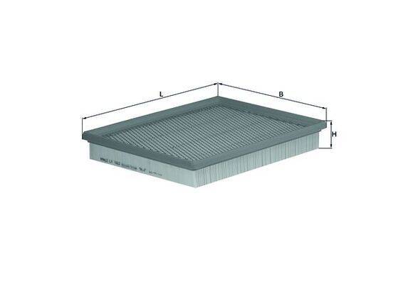 Mahle LX1662 Luftfilter