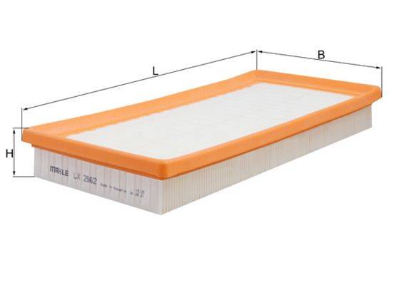 Mahle LX2962 Luftfilter