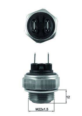 Mahle TSW62 Temperaturschalter, Kühlerlüfter