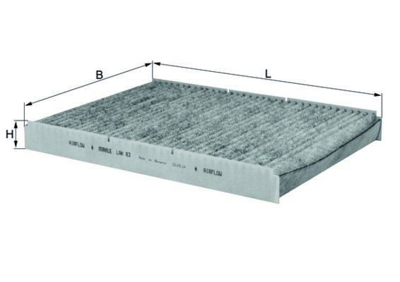 Mahle LAK63 Filter, Innenraumluft