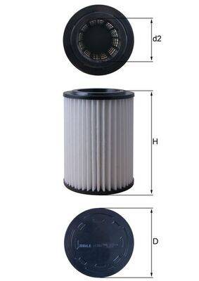 Mahle LX5363 Luftfilter