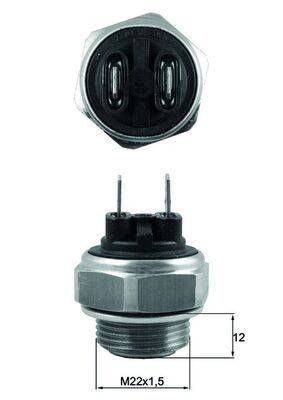 Mahle TSW63 Temperaturschalter, Kühlerlüfter