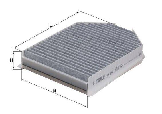 Mahle LAK364 Filter, Innenraumluft