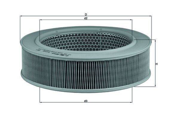 Mahle LX264 Luftfilter
