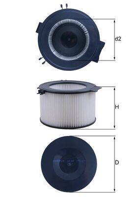 Mahle LA65 Filter, Innenraumluft