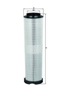 Mahle LX816/5 Luftfilter