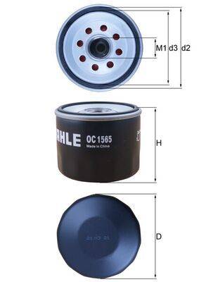 Mahle OC1565 Ölfilter