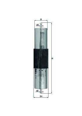 Mahle KL66 Kraftstofffilter