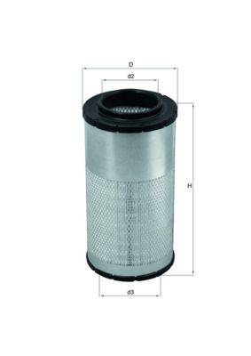 Mahle LX2066 Luftfilter