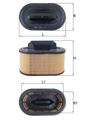 Mahle LX2966 Luftfilter