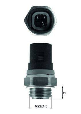 Mahle TSW67 Temperaturschalter, Kühlerlüfter