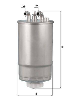 Mahle KL568 Kraftstofffilter