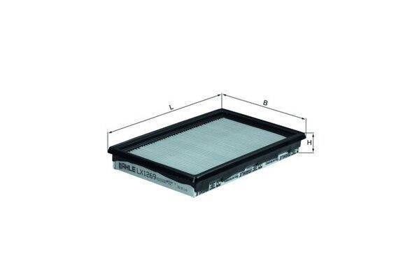 Mahle LX1269 Luftfilter