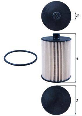 Mahle KX226D Kraftstofffilter