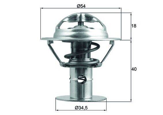 Mahle TX18086D Thermostat, Kühlmittel