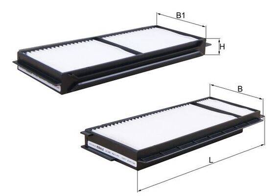 Mahle LA346/S Filter, Innenraumluft