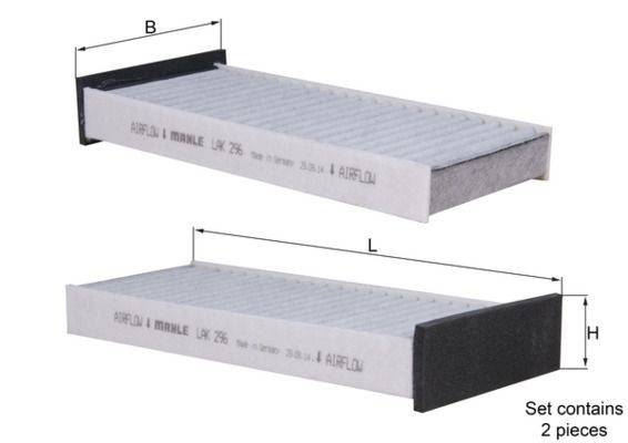 Mahle LAK296/S Filter, Innenraumluft