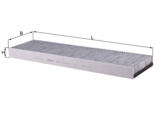 Mahle LAK70 Filter, Innenraumluft