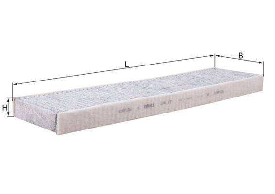 Mahle LAK171 Filter, Innenraumluft