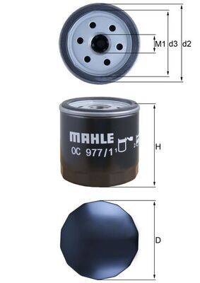 Mahle OC977/1 Ölfilter